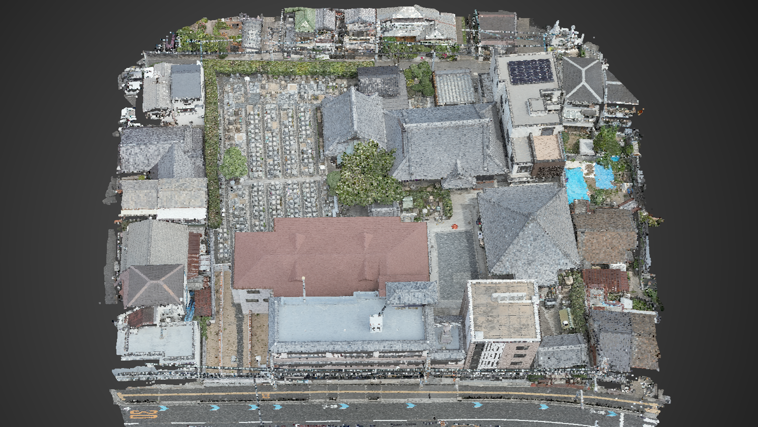 常光円満寺（大阪府吹田市元町２８-１３）様３D化及び空撮させて頂きました