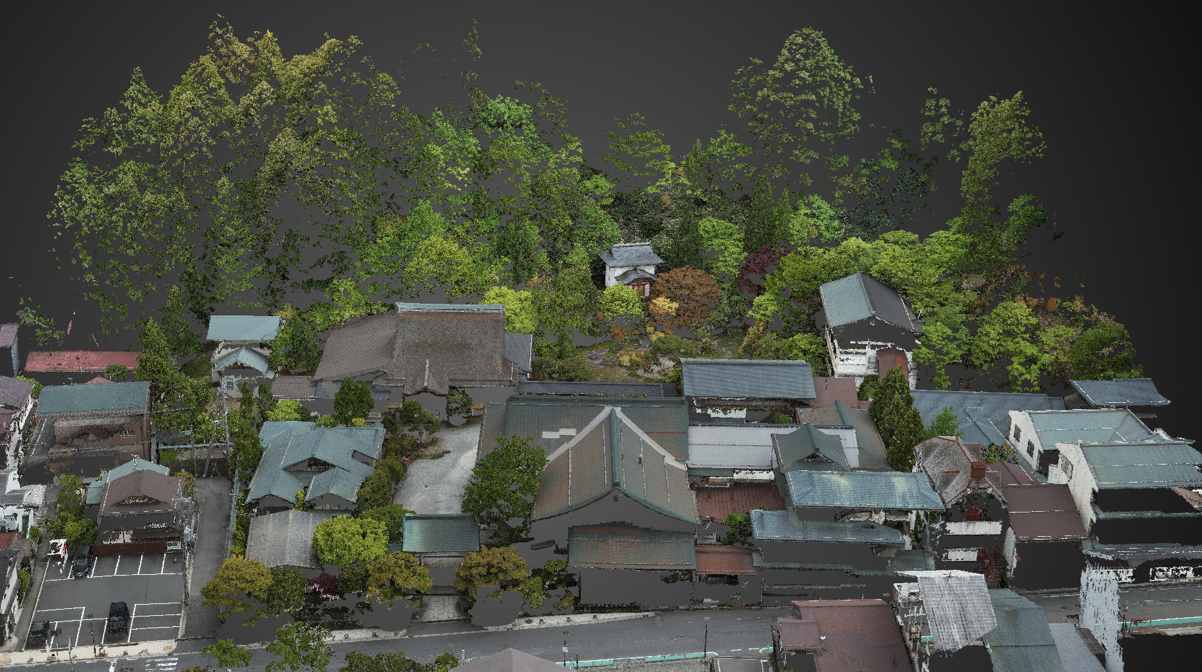 西南院（和歌山県伊都郡高野町高野山249）様3D化及び空撮させて頂きました